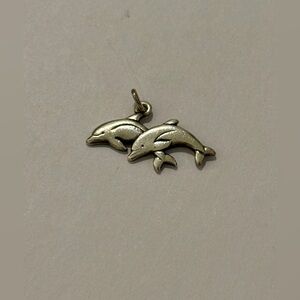 James Avery Sterling Silver Jumping Dolphins Pendant